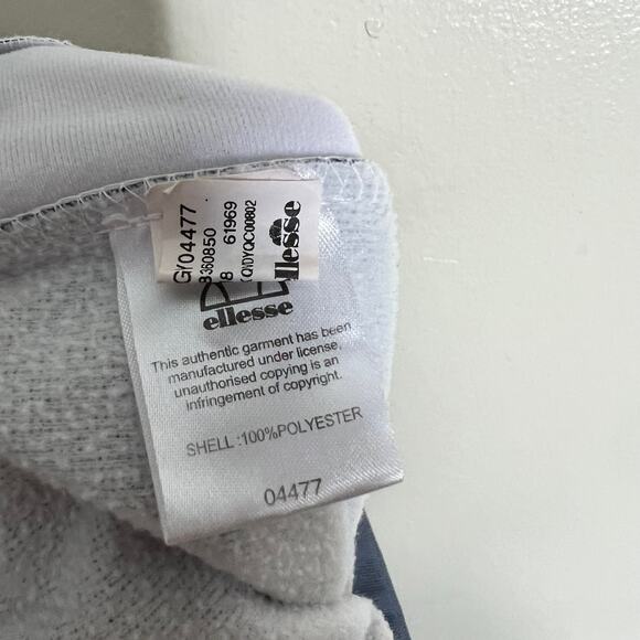 Ellesse Joggers Sweatpants XL Womens Gray Track Pants Fleece Pull On Athleisure - Picture 13 of 13